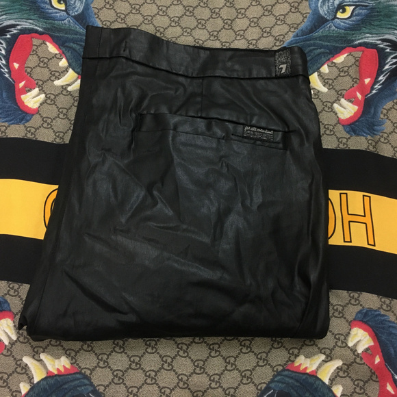 7 For All Mankind Other - 7 for all Mankind Slim Chino Coated Black Pants 32